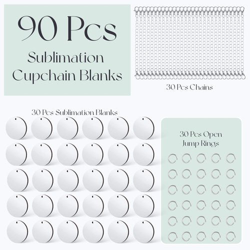 for FACULX 20 Sets Sublimation Letter Charms Accessories for Cup Sublimation Blanks Bulk Personalized Name ID Cup Charm for Tumbler with Chains Jump for RING DIY Crafts