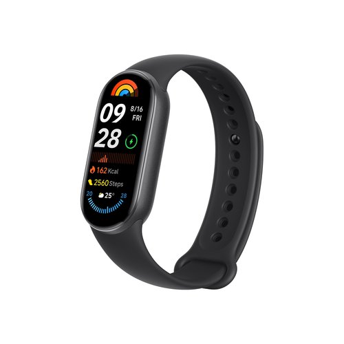 Xiaomi Smart Band 9 Global Version (2024) 1.62" Amoled Display | 233 mAh Battery | up to 21 Days of Battery Life | Over 150 Workout Modes | BT 5.4 | 50M Water Resistant - Midnight Black