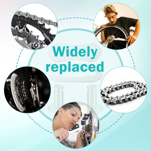 AOZUO 30 Set Bike Chain Master Link, Single Speed Bicycle Missing Link Bike Chain Link Connectors Repair Parts for Mountain Bike BMX Bike Motorcycles (Silver)