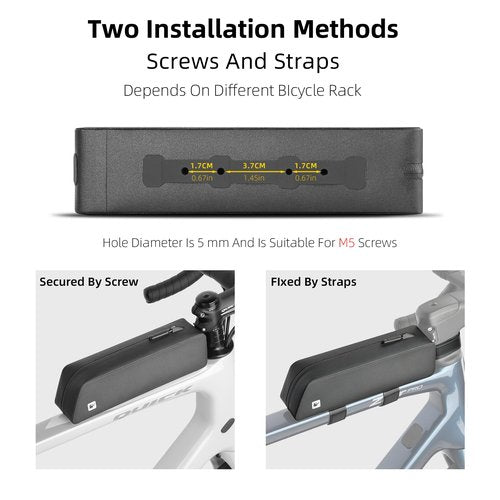 Rhinowalk Bike Frame Bag Waterproof Bicycle Top Tube Bag Cycling Tools Storage Bag for MTB Road Bike Accessory