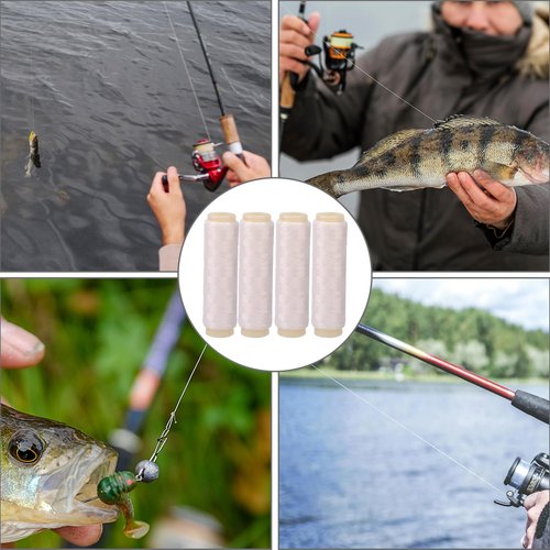 4pcs Nylon Fishing Thread - Invisible 0.02cm/0.008in Width, 200m/656.17ft Length Fishing Wire