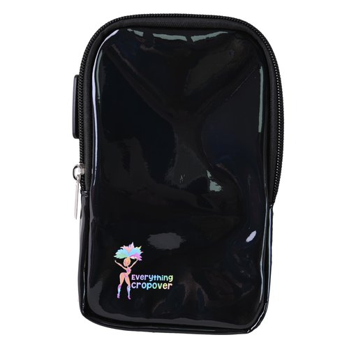 3-IN-1 Thigh Bag Fanny Pack Crossbody Bag | Carnival Leg Harness for Women | Holographic Waist Bag | Rave Leg Pack with Buckles | Black