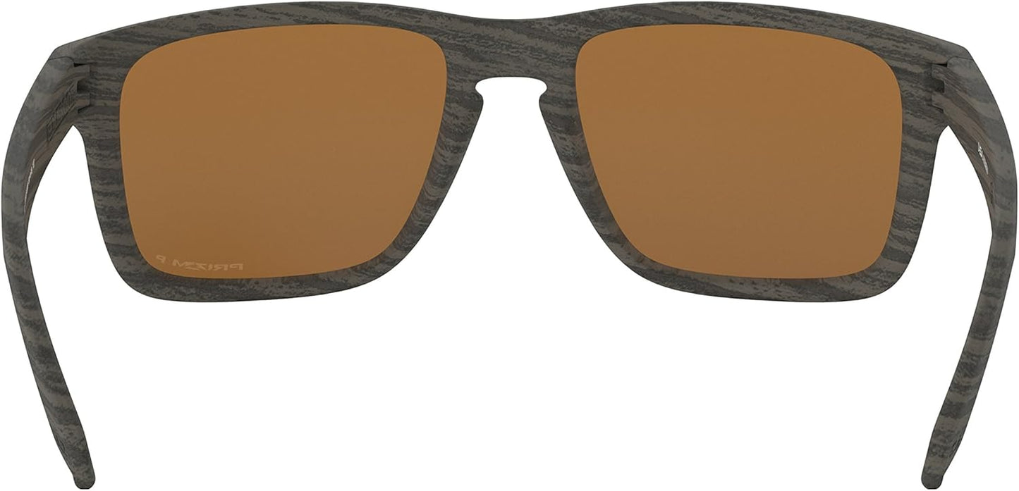 Oakley Holbrook XL Sunglasses Woodgrain with Prizm Tungsten Polarized Lens 59mm