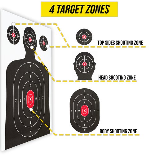 150 Pack Paper Shooting Target for Gun Range Target Practice (150 Pack)