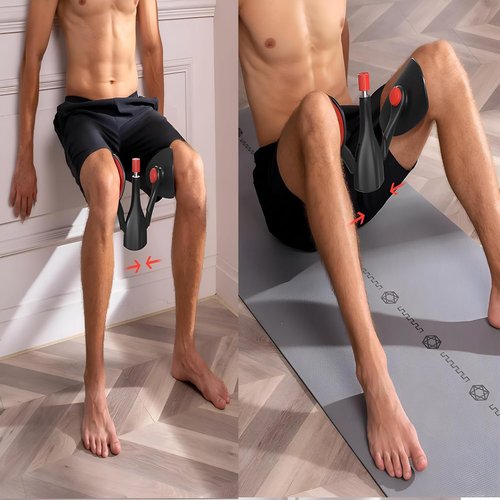Thigh Exerciser, Upgraded Thigh Master, Inner Thigh Exercise Equipment, kegel Exercise Products for Men, Hip and Pelvic Floor Muscle Trainer, Pelvic Floor Strengthening Device for Women (red, L)