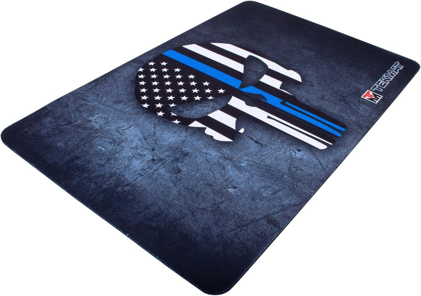 TekMat Thin Blue Line Punisher Gun Cleaning Mat, Black