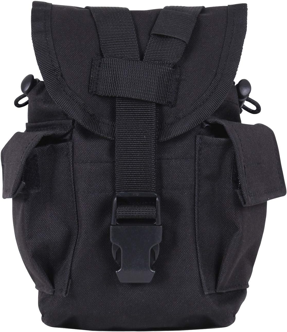 MOLLE II Canteen & Utility Pouch - Black Tactical Gear for Outdoor Adventures