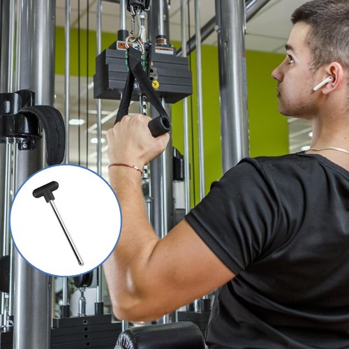 Reicyfang Fitness Universal Weight Stack Pin, Gym Pin Heavy Duty Replacement, Pin Tensile 3/8 Inch Diameter 5-1/2" Locking Space Weight Machine Pin for Home Gym Exercise Machine Parts & Accessories