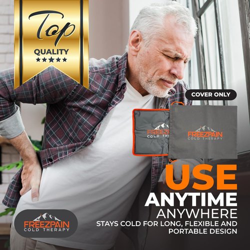 Freezguard Cold Therapy Gel Pack Cover by Freezpain (Large)- 13.8" x 21.3"