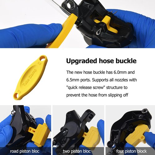 YOUMAYSTORY Hydraulic Brake Bleed Kit for Shimano,TEKTRO, MAGURA and Other Mineral Oil Brake Systems, Brake Fluid Change Hydraulic Kits, Including High Performance Brake Fluid Mineral Oil 120ml