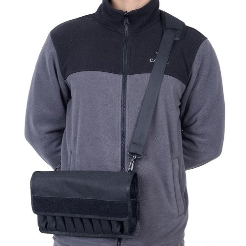 Pistol Magazine Storage Pouch,Molle10 Mag Pouch with Removeable Flaps,Ammo Mag Holder Fits Most Single and Double Magazines (Black 10 Line Double Stack)