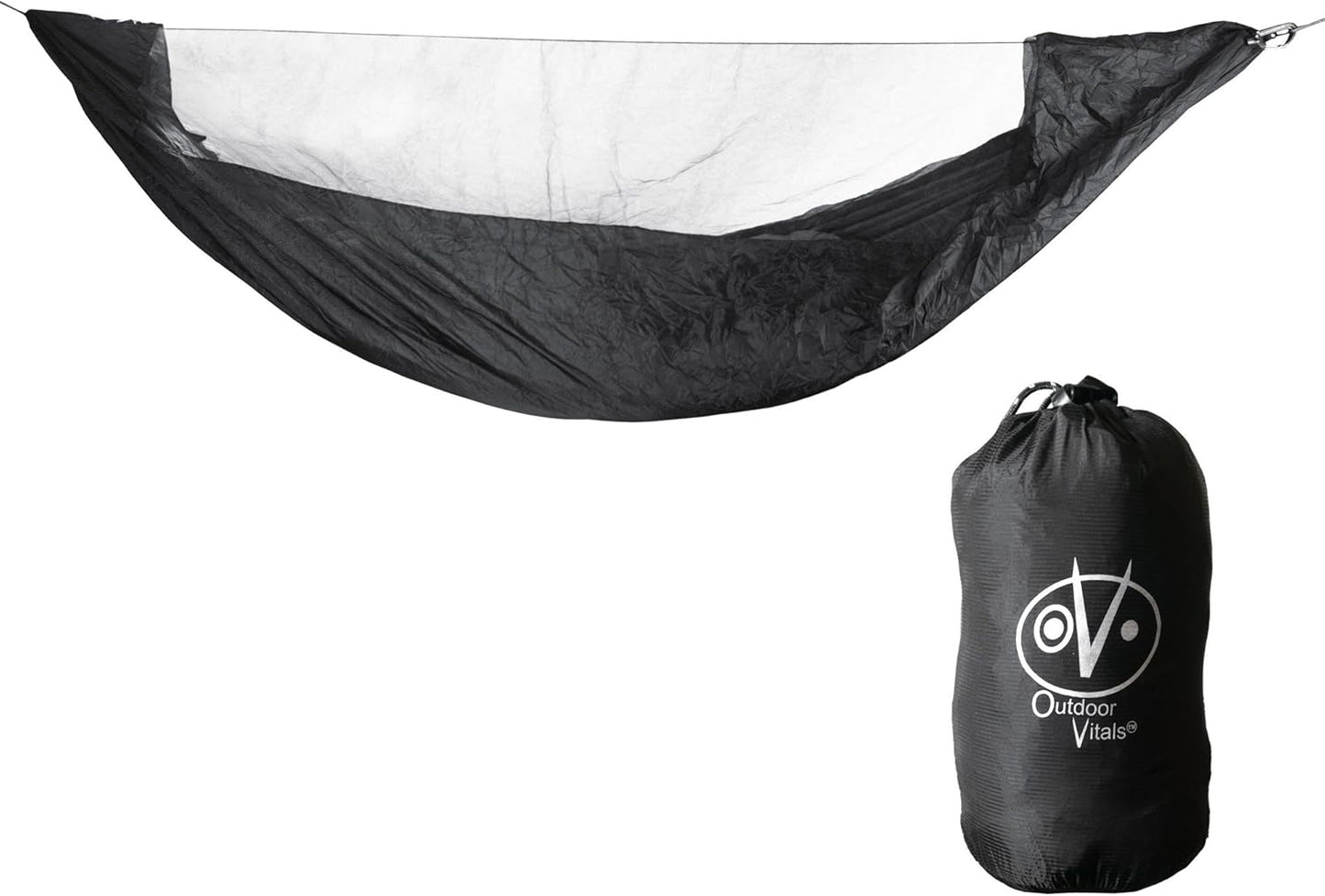 Ultralight Hammock Bug Net with Underside and Side Splash Protecton