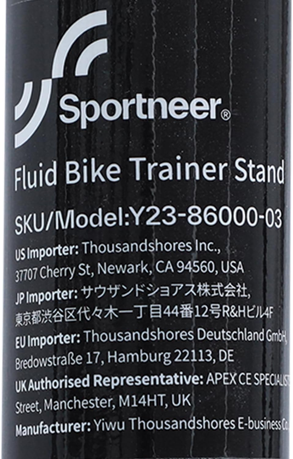 Sportneer Bike Trainer - Fluid Stationary Bike Stand for 26-29" & 700C Wheels - Auto Resistance Control Bike Trainer Stand for Indoor Riding with Noise Reduction Wheel for Road Bikes