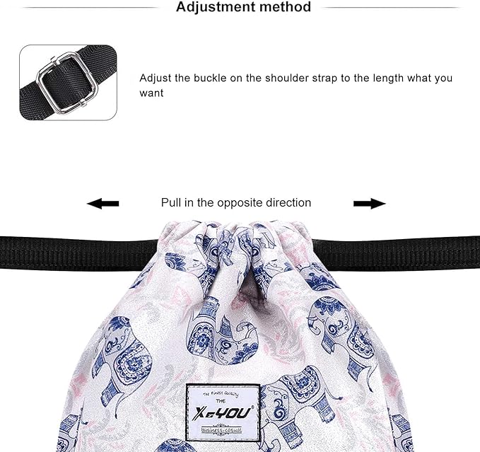 XEYOU Drawstring Sports Backpack Lightweight Gym Yoga Sackpack Shoulder Rucksack Casual Outdoor Daypack for Women and Men