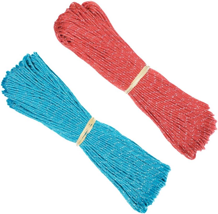 Paracord Planet 1.8mm Fluorescent Reflective Guyline Tent Rope Cord Camping Paracord