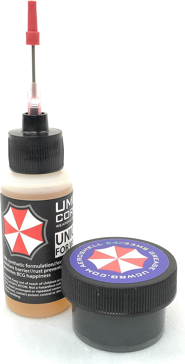 Umbrella Corporation Unicorn Lube Gun Oil Plus .5oz Jar Aeroshell 33MS / 64 Grease