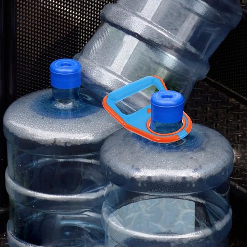 DECHOUS 5 Gallon Water Bottle Handle: 2 Pack Non-Slip Ergonomic Water Jug Carrier Lifter - Labor Energy Saving Purified Drinking Bottle Grip Handle Easy to Carry