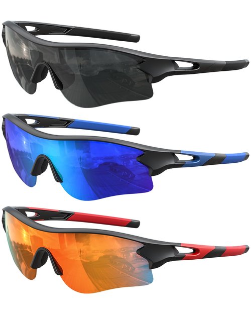OUKEMAX Polarized Sunglasses-Men-Women Running Sunglasses: Sports Sun glasses Mens Polarized Sun Glasses Cycling Fishing