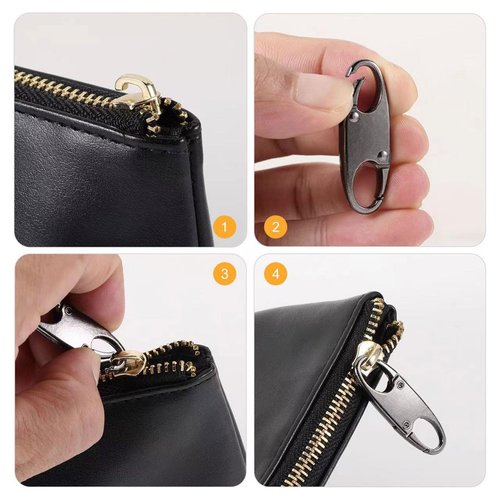 Psdndeww Double Opening Clips Pull Backpack Lock Clip Quick Disconnect Carabiner Clip to Keep Closed