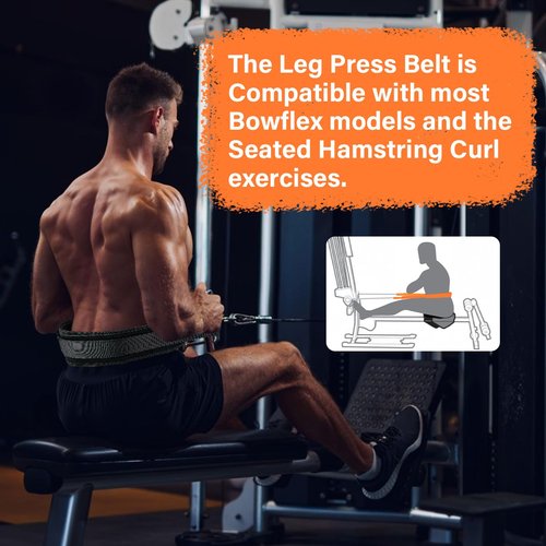 ArrogantF Adjustable Leg Press Rowing Belt Strap Compatible with Bowflex PR1000 Gyms Gym Accessories, Leg Press Attachment Also Fit for Ultimate 2 Blaze Elite Sport, Blaze, Sport Gym