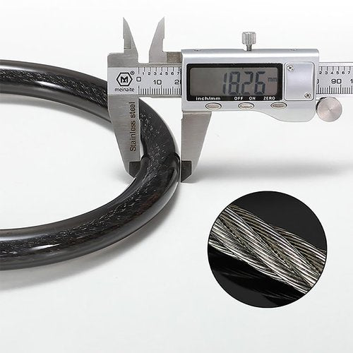 CUIWEI Bike Lock Cable, Heavy Duty Anti Theft Bicycle Lock Chain Portable Code Lock Cable Combo Bike Locks, 4 Digit Security Resettable Combination Lock Bicycle Cable Locks for Bike 16 inches 2 Pieces