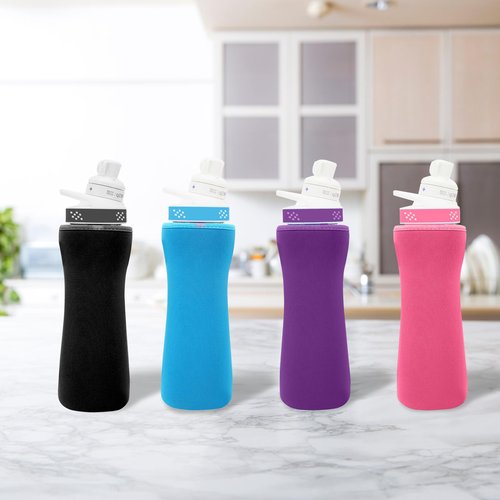 UWSTE 2Pcs Sleeve Compatible with 32oz Cirkul Water Bottle, Neoprene Insulated Water Bottle Cover for Retaining Temperature (Blue)
