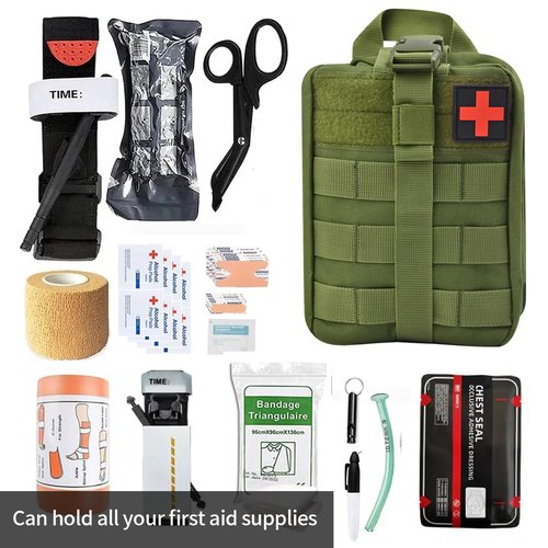 Tactical Backpack + First Aid Kit, Suitable For Camping, Mountaineering, Traveling, 47L Tactical Backpack For Men, Outdoor 3-Day Assault Military Backpack，Army, Hunting，Fishing Heavy Duty Backpack