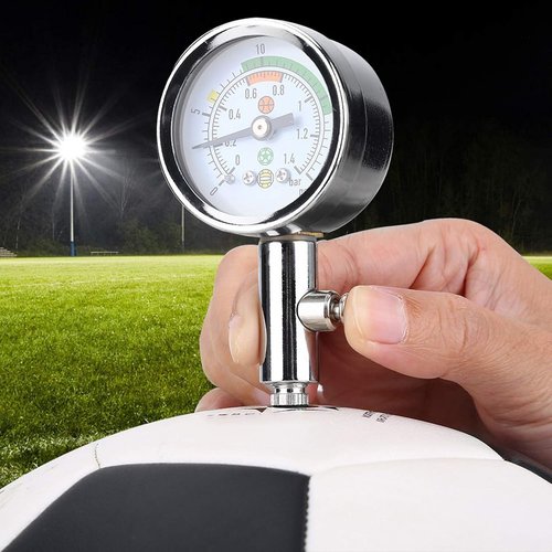 Dioche Ball Pressure Gauge, Mini Utility Air Pressure Barometer Tool for Basketball Football Volleyball
