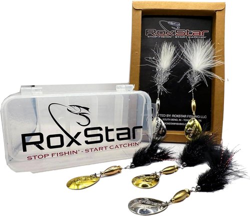RoxStar Fly Strikers New Flash-Buggerz Series | We Perfected The in-Line Spinner | Hand-Made in The USA | Most Versatile Fishing Spinner for Trout, Bass, Pike, Panfish