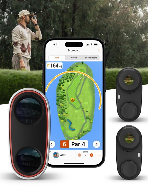 Wearable4U - Garmin Approach Z30 Golf Laser Range Finder (400 Yards, 6X Magnification) with Power Bank and CR2 Battery Bundle