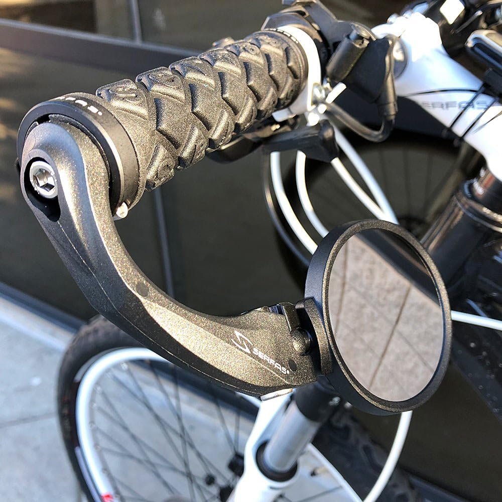 Serfas MR-1 62mm Stainless Lens Bicycle Handlebar Mirror
