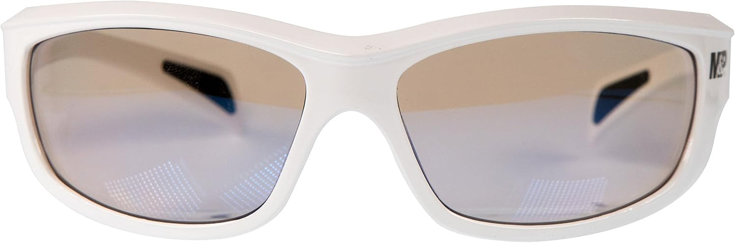 Smith & Wesson M&P Whitehawk Full Frame Shooting Glasses with No-Slip Rubber, Impact Resistance and Anti-Fog Lenses for Shooting, Working and Everyday Use