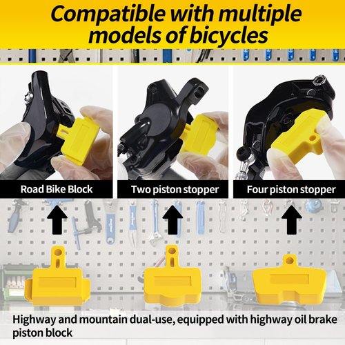 Pmbqifay Brake Bleed Kit for Shimano,TEKTRO, TRP Hydraulic Disc Brakes, with 180 ml Mineral Oil Brake Fluid, Bike Hydraulic Brake Bleed Kit for MTB/Road Bike Brake