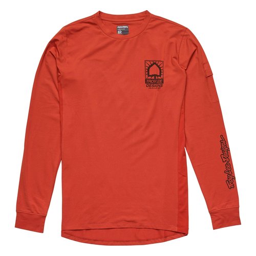 Troy Lee Designs - Ruckus LS Ride TEE; Create to Destroy Brick MD
