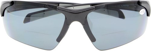 Eyekepper TR90 Unbreakable Sports Half-Rimless Bifocal Sunglasses Baseball Running Fishing Driving Golf Softball Hiking
