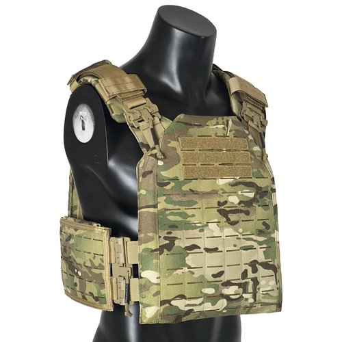 TWINFALCONS Quick Realse 1000D Nylon modular cutting tactical hunting vest personal protective for hunting (CP-Camo)