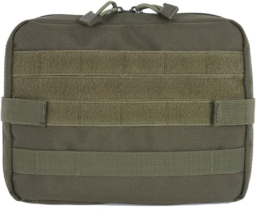 WYNEX Tactical Admin Molle Pouch, Medical EDC EMT Utility Bag Shell Design Attachment Pouches 1000D Nylon Hiking Belt Bags