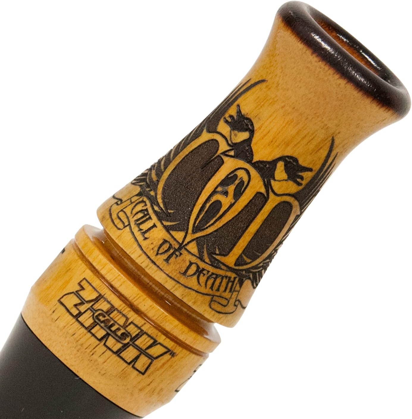 Zink Calls of Death (COD) Polycarbonate Hand-Tuned Short Reed Waterfowl Canada Goose Hunting Game Call - Power, Volume & Speed in One Call