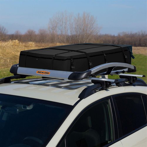 Rockland Anti-Rust Aluminum Roof Basket 200 lbs. Capacity, 49" x 38" x 5", Lightweight and Durable, Universal Rooftop Cargo Carrier