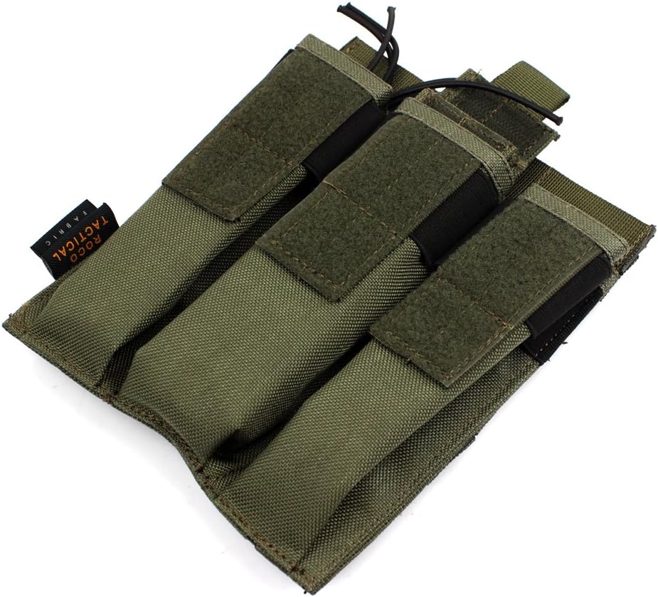 Tactical Molle Magazine Pouch, Kriss Tactical Pistol Triple Mag Pouch, Multi-use