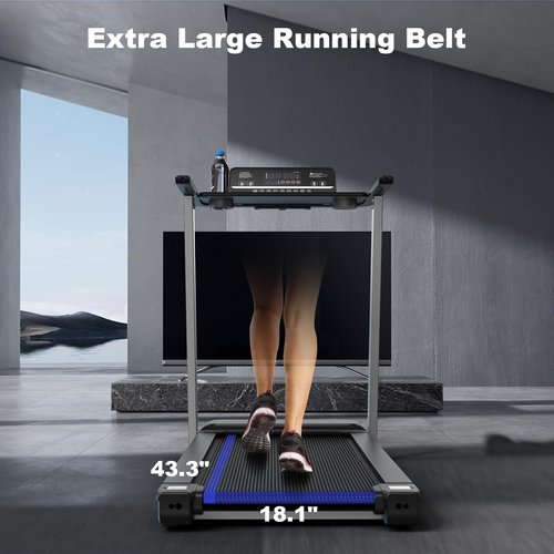 Premium Home Treadmill with Incline – Supports Up to 265 lbs, Adjustable Incline for Maximum Calorie Burn, High-Performance Treadmill for Fitness Enthusiasts – Elevate Your Workout