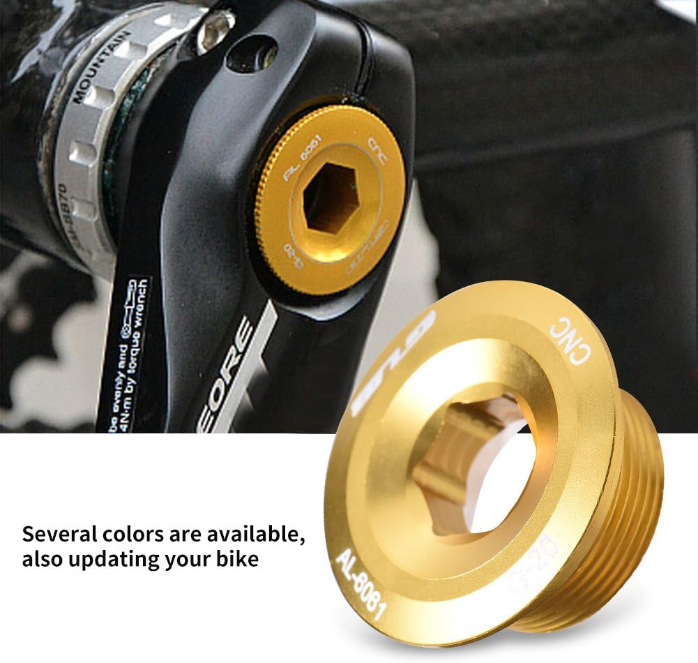 Tbest GUB Aluminum Alloy Bike Cranket Crank Fixing Bolt Chainwheel Screws