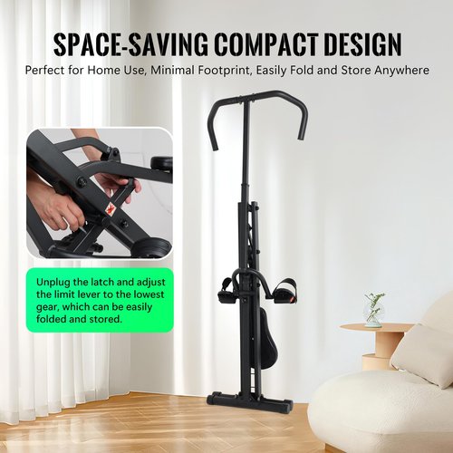 Leikefitness Squat Assist Trainer for Leg Fitness Machine for Home Gym Squat Machine, 2 in 1 Ride & Rowing Machine for Botty Glutes Butt Thighs, Black