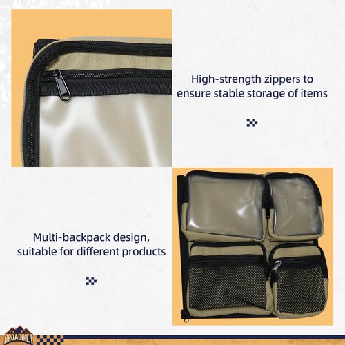 Broaddict Molle Panel Organizer For Multi-Size Molle, 4-In-1, Modular Molle Backpack, Molle Panel Accessories Sling Bag Shoulder Sling Pack Molle