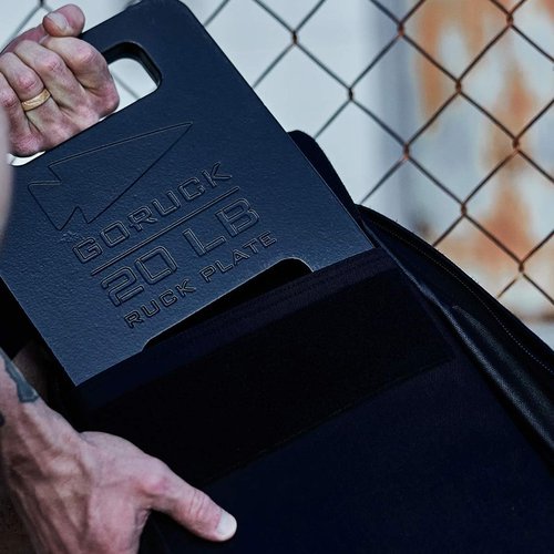 GORUCK Ruck Plate 20LB - USA Made Weighted Plates for Rucking, Strength Training & Fitness, Compatible w/Rucker & Ruck Plate Carrier