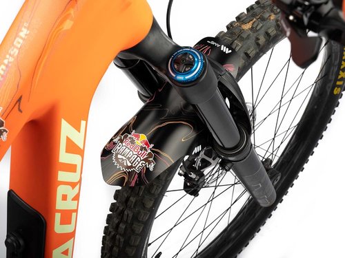 All Mountain Style AMS Front Mudguard – Fits 26’’,27.5’’,29’’, Dazzle/Black