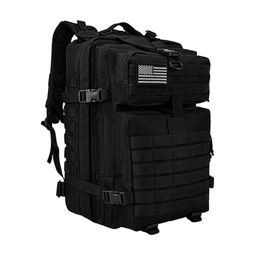 WOLT | Tactical Backpack for Men 45L Military Molle Backpack Large 3 Day Assault Pack Rucking Backpack for Hiking Survival(Black)