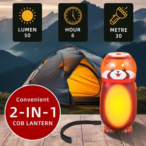 Hilngav 4 Pack Small Mini LED Flashlights for Kids - Cute Small Animal Flashlight - 2 in 1 Camping Lantern Flashlight - Christmas Gifts Stocking Stuffers for Boys Girls