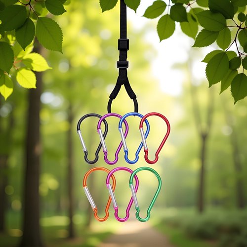 5Pcs Carabiner Clip 4" Aluminum Carabiner Clip Big Spring Snap Key Chain Hook Caribeaner for Outdoor Use Carabeaner Keychain Clip Great for Outdoors Keychains and Gear Organization，Accessory