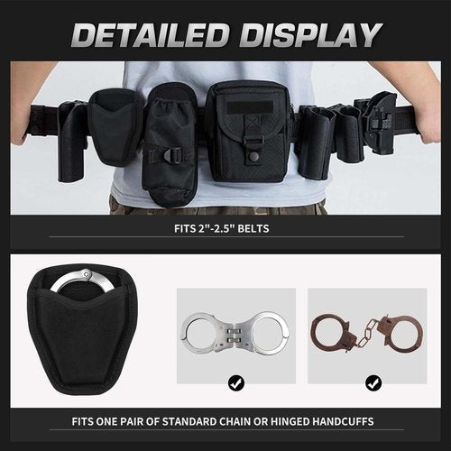 Open Top Handcuff HolderHandcuff Case, Trusted Gear for Law Enforcement Professionals